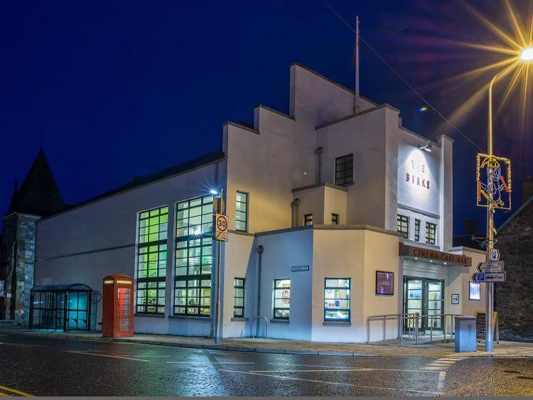 The Birks Cinema, Aberfeldy, at Night